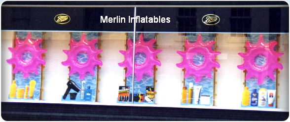 Merlin Inflatables: Blimps, Balloons, Spheres, Roof Toppers, Product Replicas in the UK.